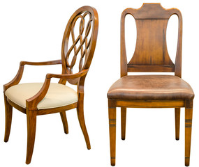 Modern style wooden chair