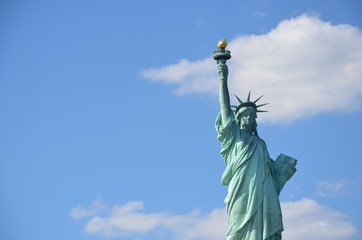 Fototapeta premium Buste statue de la liberté New-York
