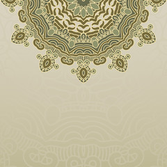 Vector round decorative design element