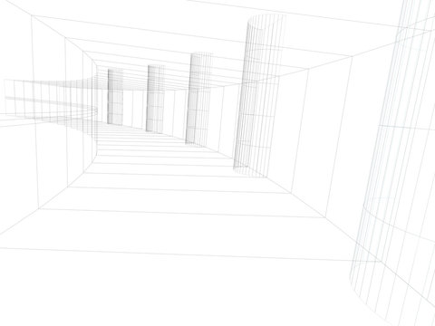 abstract architectural construction