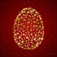 Easter vector background