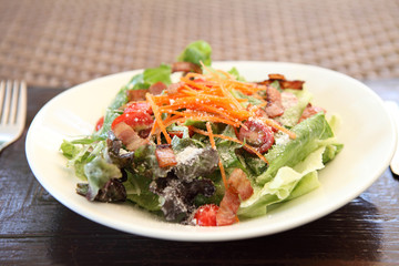 ceacar salad in close up