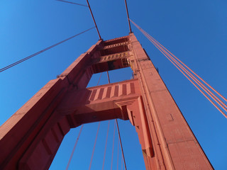 Pylon der Golden Gate Bridge © kathijung