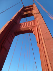 Pylon der Golden Gate Bridge © kathijung