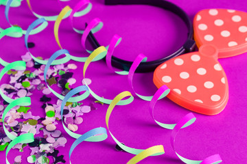 stelle filanti con cerchietto