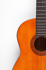 Detail of acoustic guitar