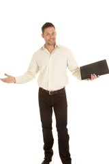man business binder happy