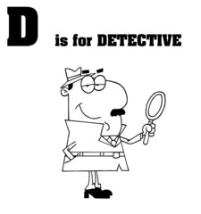 D Is For Detective Text