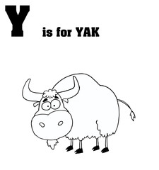 Y Is For Yak Text