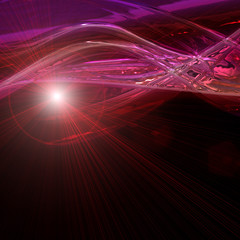 futuristic wave background design with lights