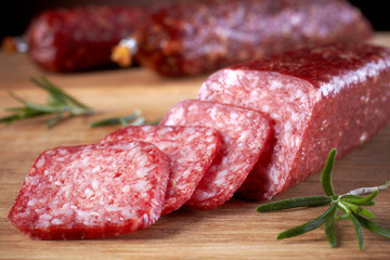 salami sausages