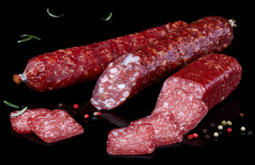 salami sausages