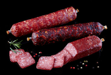 salami sausages