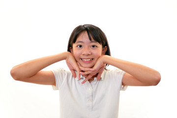 笑顔の女の子
