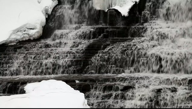Chute en hiver