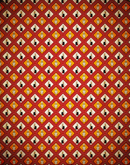 Menu Vintage Pattern Page