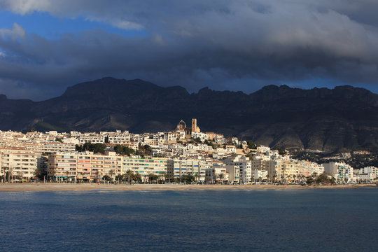 View of Altea village