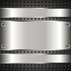 Metallic background with grid 2
