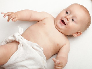 baby boy in diaper