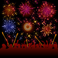 Fototapeta premium Fireworks