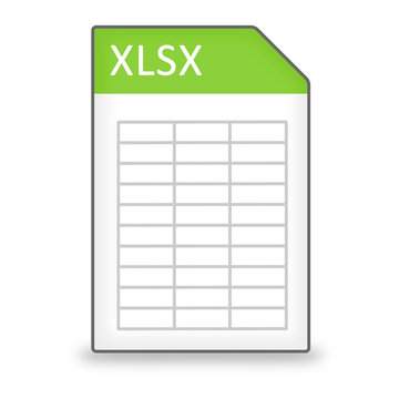 Dateityp Icon XLSX