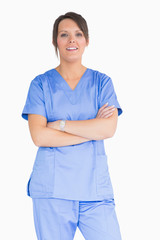 Nurse with arms crossed