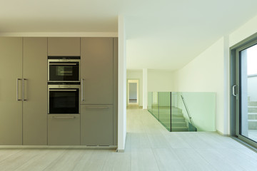 modern architecture, new empty apartment