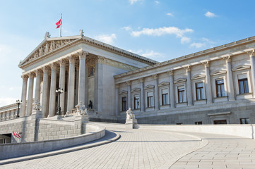 Obraz premium Vienna Parliament