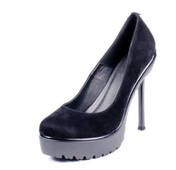 Black woman's court shoe