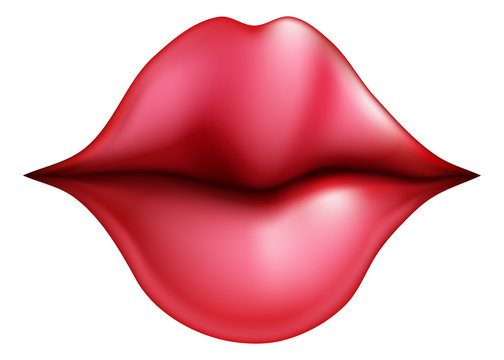 Kissing lips