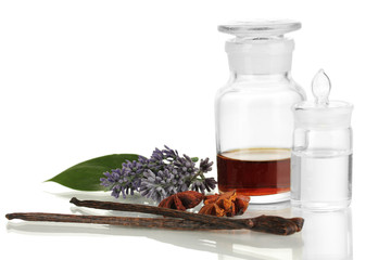 Create perfume isolated on white