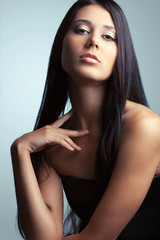 Naklejka premium beautiful woman portrait