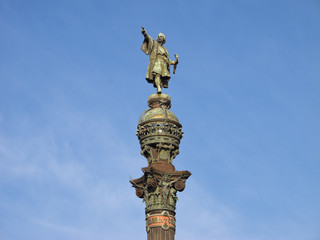 Fototapeta na wymiar Christopher Columbus, Barcelona