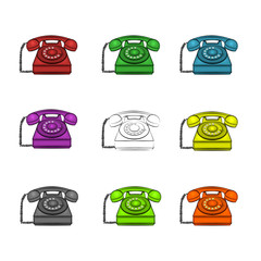 Telefon Set altmodisch