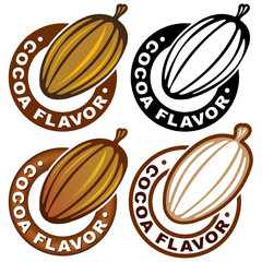 Cocoa Flavor Seal / Mark