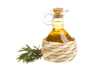 Bottle of sunflower oil