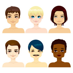 Multi-ethnic Handsome Men