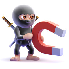 Ninja magnet © Steve Young