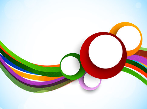 Background with circles