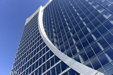 Business building windows