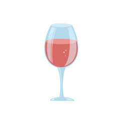 Stylized wine glass