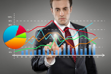 Man with Chart