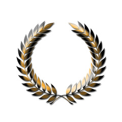 Gold Laurel Wreath