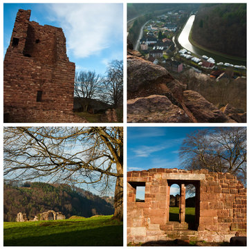 composition ch&acirc;teau de Lutzelbourg