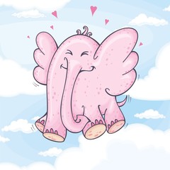 elephant in love