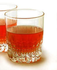 two alcohol drinks