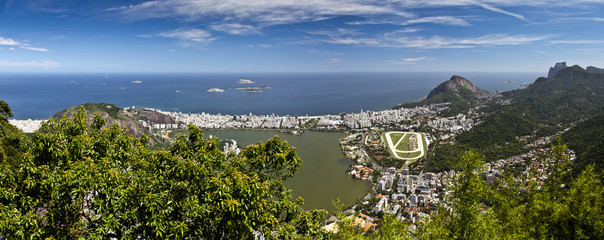 Fototapeta na wymiar Panoramica di Rio de Janeiro