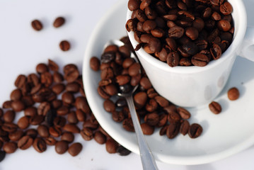 UNA TAZA DE CAFÉ TOSTADO. DESCAFEINADO