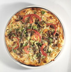 sebzeli pizza