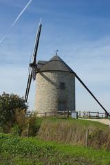 Wndmill in fields of France